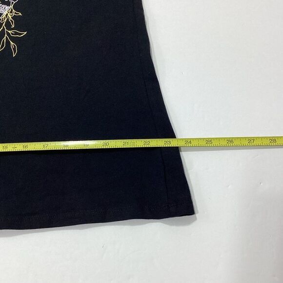 Torrid Black Wicked Skulls Sun Tank Top Laced Neckline Torrid Sizing 3 - Picture 10 of 12